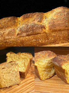 Una foto de Pan brioche de calabaza