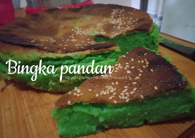 Resipi Bingka Pandan Oleh Azizah Mansor Cookpad