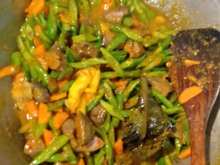 Cara Mudah Membuat Resep  Buncis Sambal Goreng Hati Ampela yang Lezat Sekali, Menggugah Selera