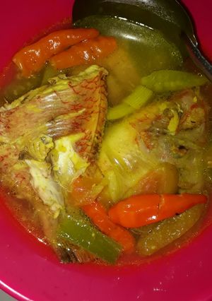 Foto resep Sup ikan nila kuah kuning
