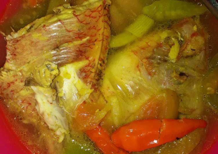 Resep Sup ikan nila kuah kuning Anti Gagal