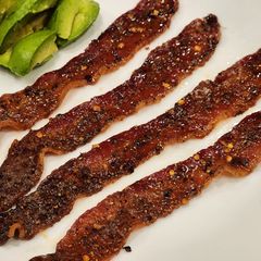A picture of Sweet and Spicy Candied Bacon.