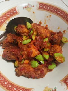 Foto resep Ayam sambal pete