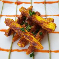 A picture of Baby Corn Tawa Fry.