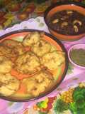 Three spices cabbage urad dal vadai