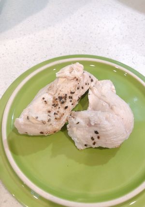 水煮嫩雞胸 的食譜成品照片