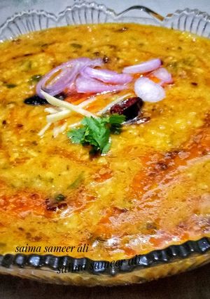 A picture of Dhaba style moong dal.