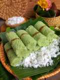 Putu Bambu (Cetakan Daun Pisang)