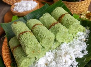 Foto resep Putu Bambu (Cetakan Daun Pisang)