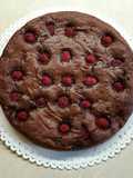 Torta lamponi e cioccolato