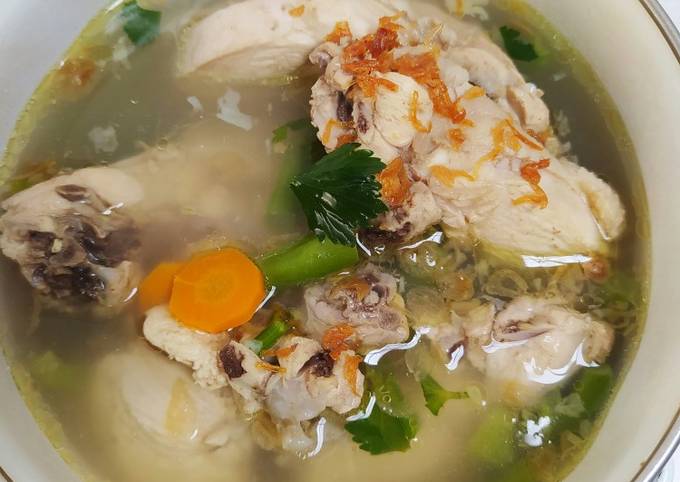 Resep Sup Ayam (ala Pak Min) yang Enak