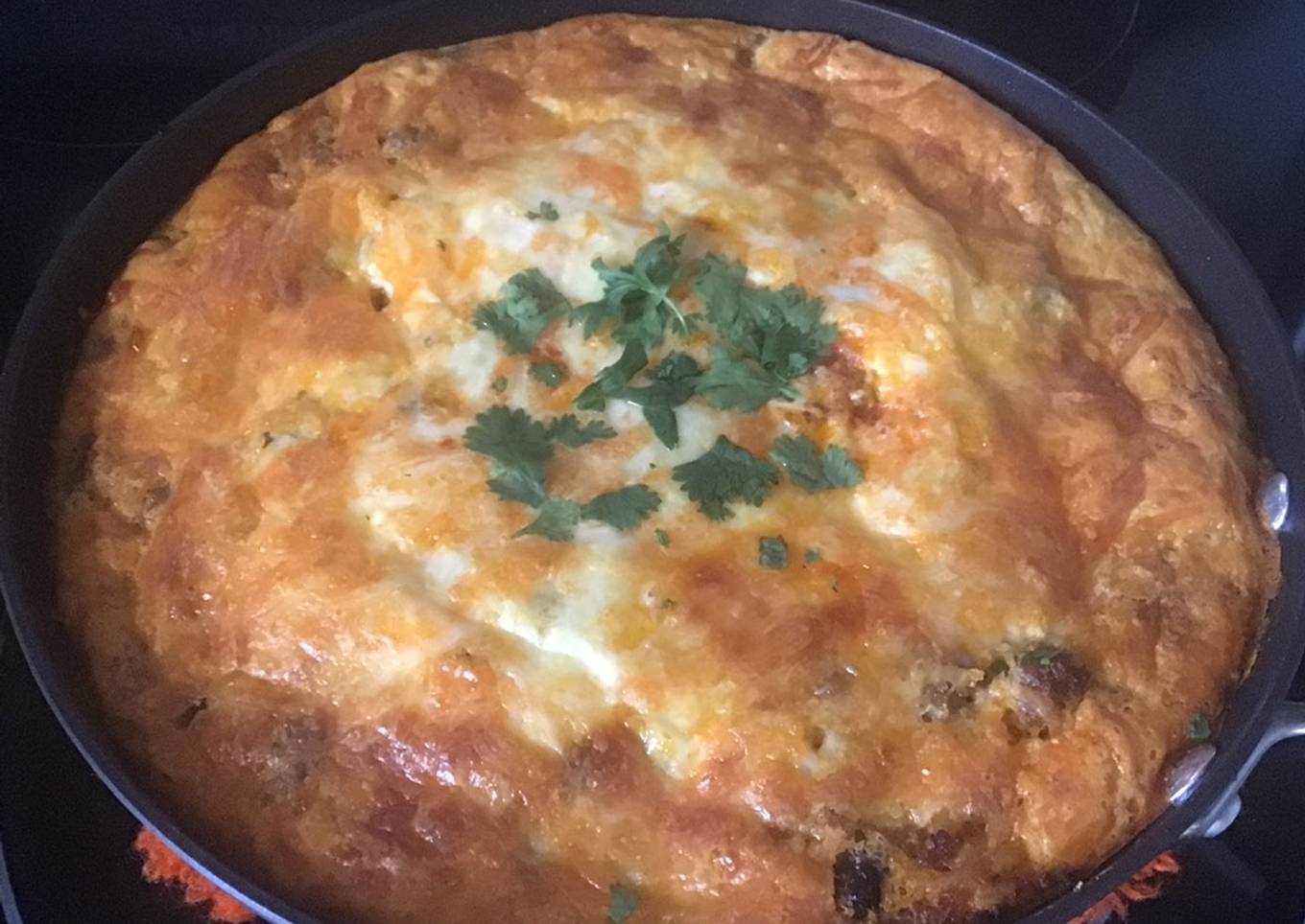 Impossibly Easy Mexican Chorizo Breakfast Bake