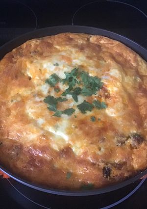 A picture of Impossibly Easy Mexican Chorizo Breakfast Bake.