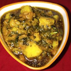 A picture of Metthi Aloo Sabji.