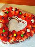 Number cakes vanille - fraise