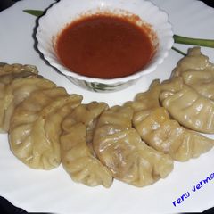 A picture of Veg momos.