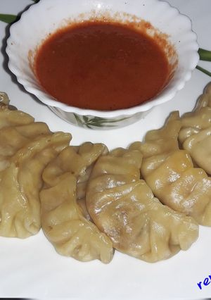A picture of Veg momos.