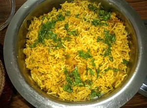 A picture of Chicken Birayani.
