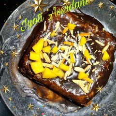 A picture of Choco chip chocolate cake 🎂 Christmas 🎄⛄🎄 special 😋😋🎄⛄🎄.