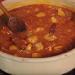 A picture of One Pot Chorizo Stew.