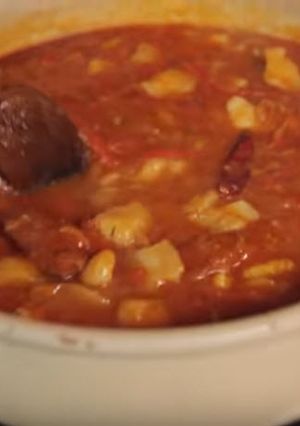A picture of One Pot Chorizo Stew.