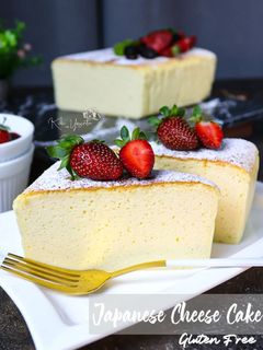 Foto resep Japanese Cheese Cake Gluten Gree