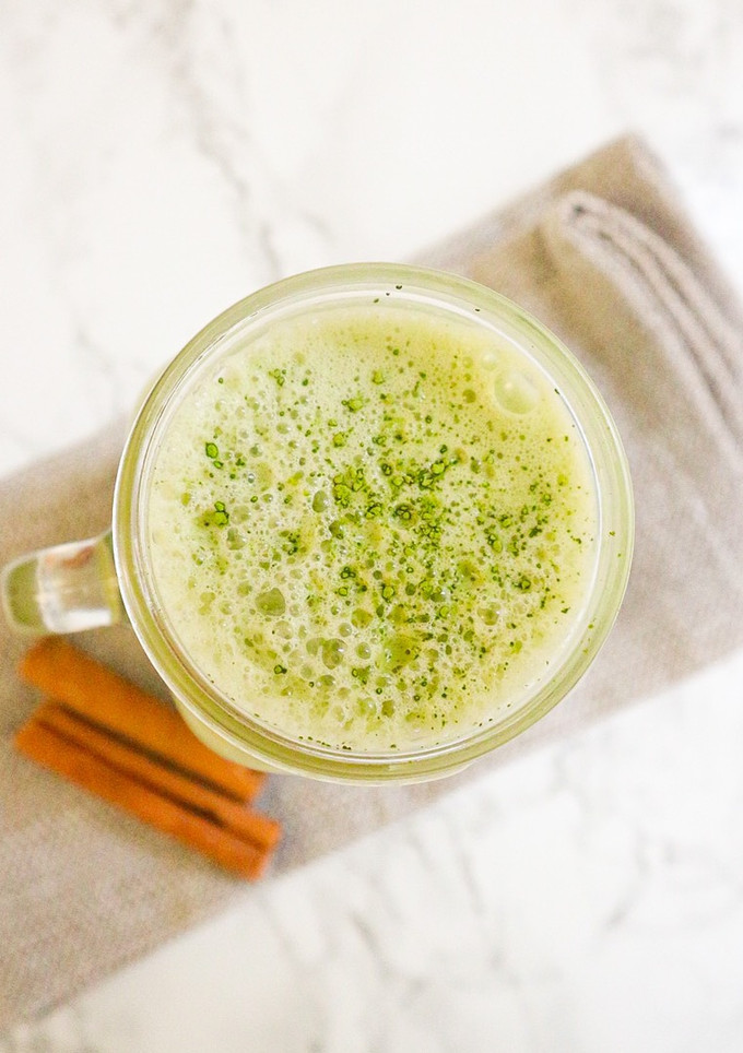Una foto de Matcha Chai Latte 🍵