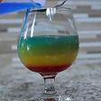 Rainbow cocktail