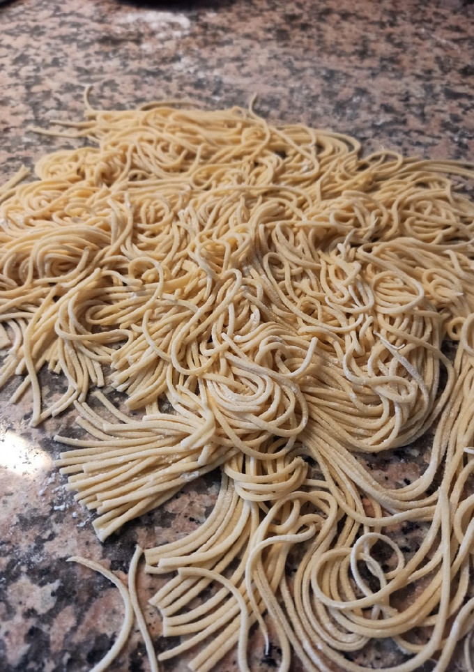 Una foto de Pasta Fresca; Espaguetis