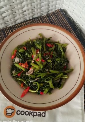 Foto resep Tumis kangkung ala resto
