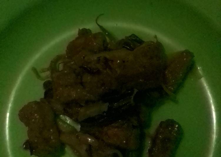 Tumis oncom kecipir tauge