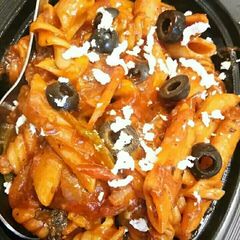 A picture of Spicy pasta.