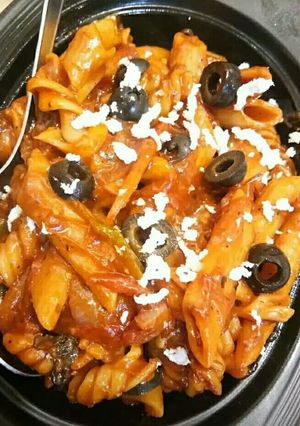 A picture of Spicy pasta.