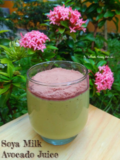 Foto resep Soya Milk Avocado Juice