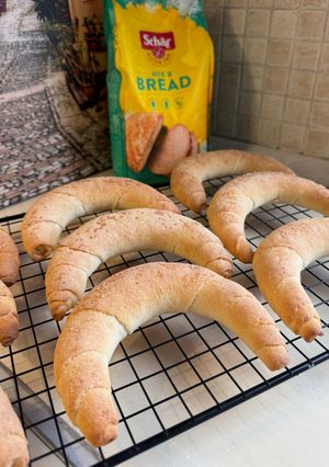 Retro sós kiflik gluténmentesen recept fotója