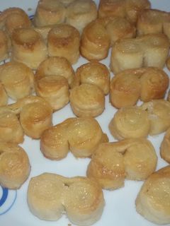 Una foto de Palmeritas con masa para tarta