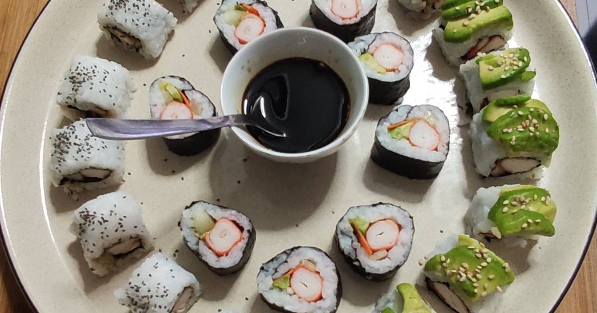60 recetas muy ricas de sushi de pollo compartidas por cocineros caseros-  Cookpad