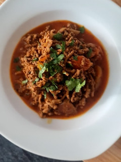 A picture of Lamb Keema.