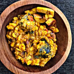 A picture of Beans & Corn Porridge.