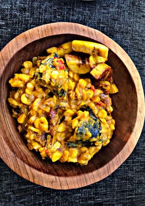 A picture of Beans & Corn Porridge.