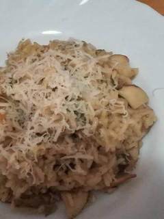 Una foto de Risotto de champiñones