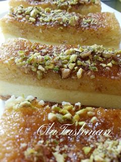 صورة لوصفة طريقة عمل تشيز البسبوسه