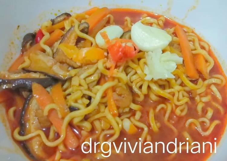 Homemade Shin ramyun