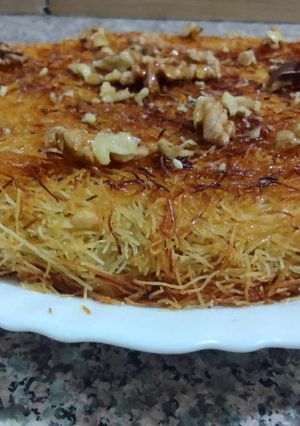 صورة لوصفة خبزة القطايف