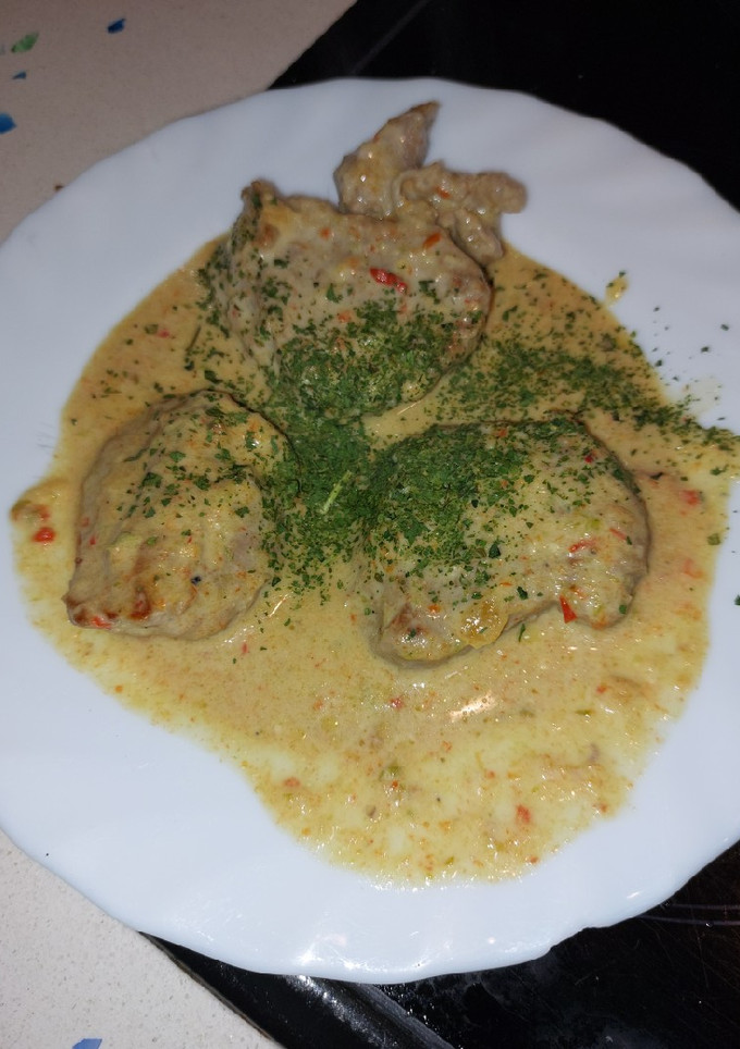 Una foto de Solomillo en salsa