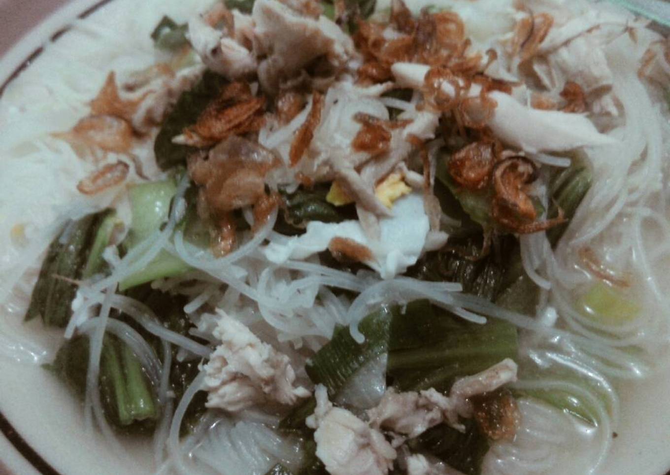 Bihun Rebus Jawa Nyemek Sederhana Ala Ibuk