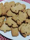Biscotti noci e gocce di cioccolato