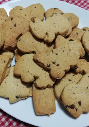 Foto di Biscotti noci e gocce di cioccolato