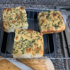 A picture of Garlic Herb Focaccia.