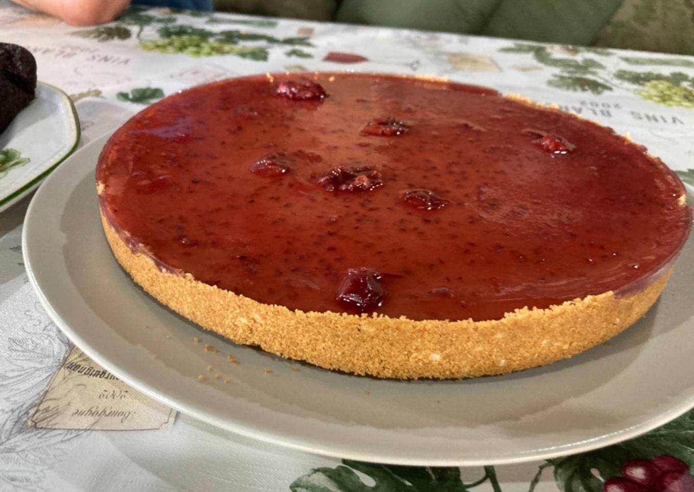 Tarta de queso fría